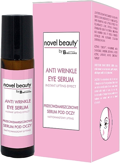 Przeciwzmarszczkowe serum pod oczy - Fergio Bellaro Novel Beauty Anti Wrinkle Eye Serum — Zdjęcie N1