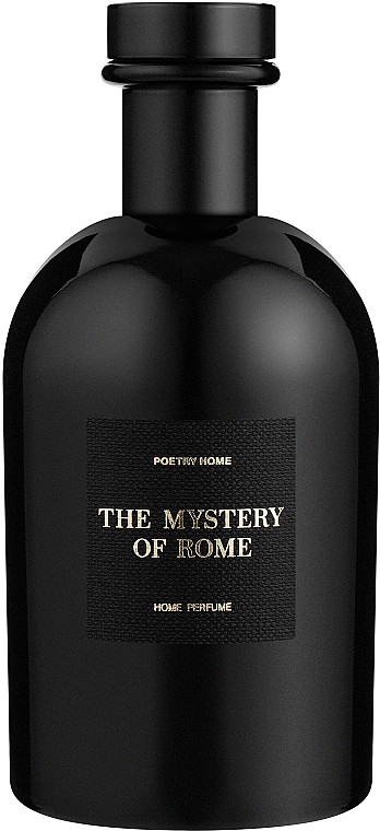 Poetry Home The Mystery Of Rome Black Round Collection - Perfumowany dyfuzor zapachowy — Zdjęcie N1