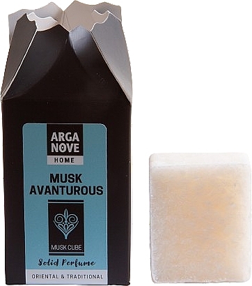 Kostka zapachowa do domu - Arganove Solid Perfume Cube Musk Avanturous — Zdjęcie N2