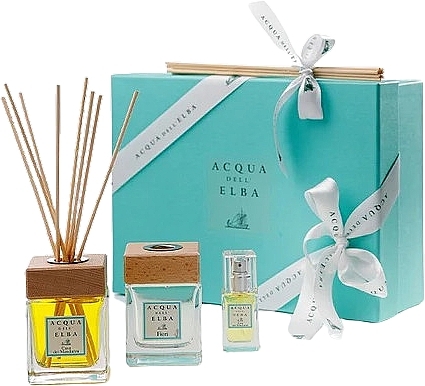 Zestaw - Acqua Dell'Elba Home Fragrances Mandarini & Fiori (diffuser/2x100ml + room/spray/15ml) — Zdjęcie N1