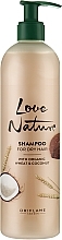 Kup Szampon z organiczną pszenicą i olejem kokosowym do włosów suchych - Oriflame Love Nature Organic Wheat & Coconut Shampoo