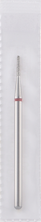 Frez diamentowy, stożek ścięty, L-6 mm, 1,2 mm, czerwony - Head The Beauty Tools — Zdjęcie N1