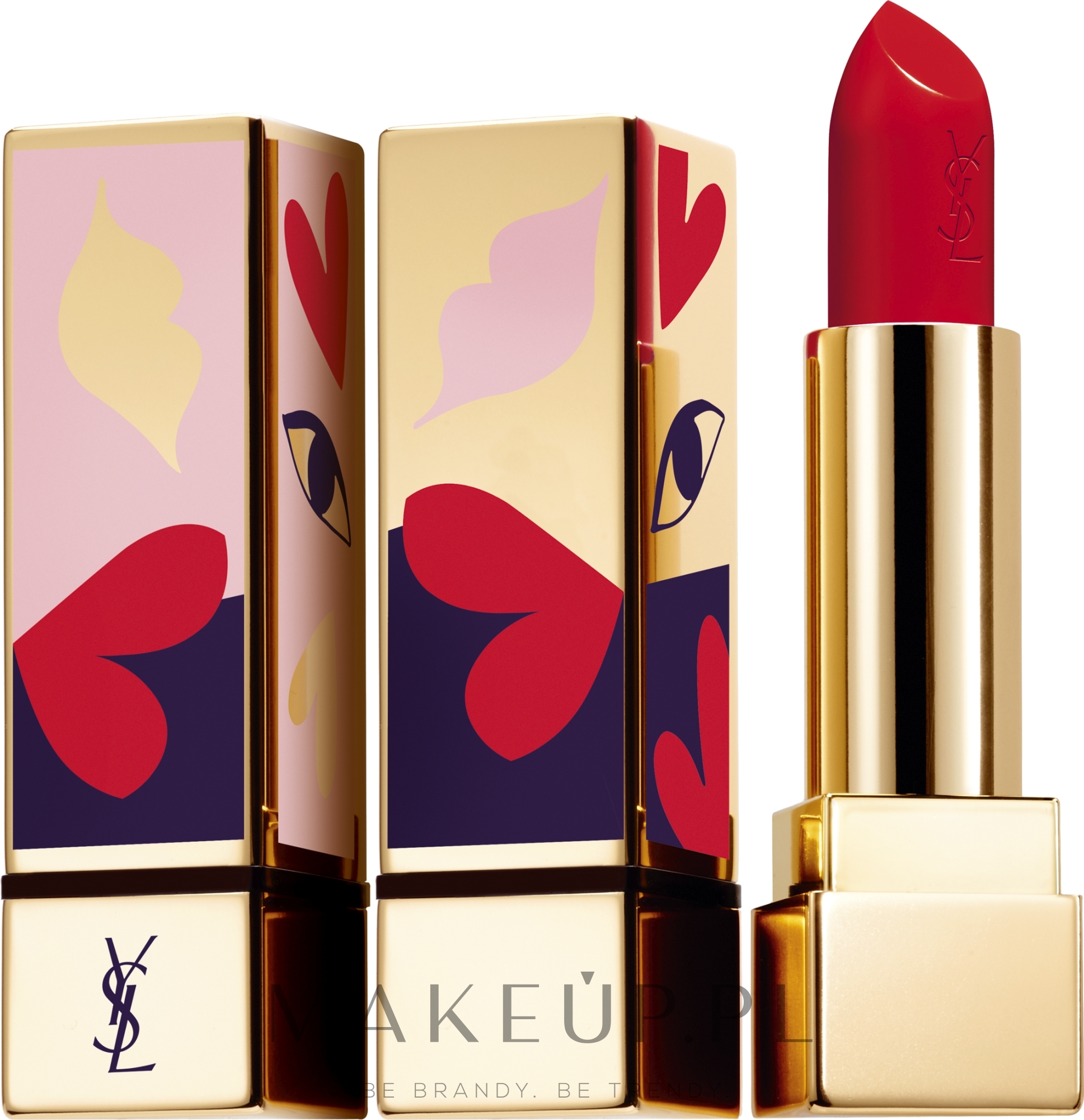 PRZECENA! Satynowa szminka do ust - Yves Saint Laurent Rouge Pur Couture Love Collector’s Edition * — Zdjęcie 110 - Red Is My Savior