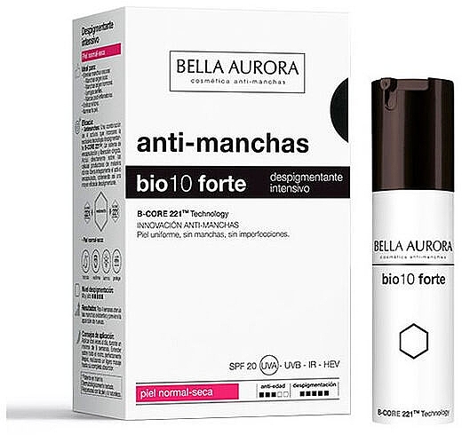 Intensywne serum do skóry normalnej i suchej - Bella Aurora Bio10 Forte Intensive Depigmenting — Zdjęcie N1