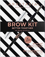 Zestaw do makijażu oka - Anastasia Beverly Hills Better Together Brow Kit Medium Brown (pencil/0.08g + gel/2.5g) — Zdjęcie N1