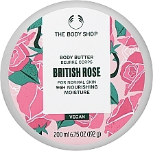 Masło do ciała - The Body Shop British Rose Body Butter 96h Nourishing Moisture — Zdjęcie N2