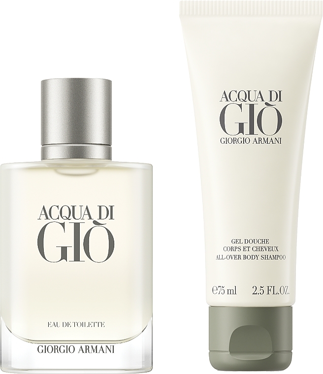 Giorgio Armani Acqua di Gio Pour Homme - Zestaw (edt/50ml + sh/gel/75ml) — Zdjęcie N3