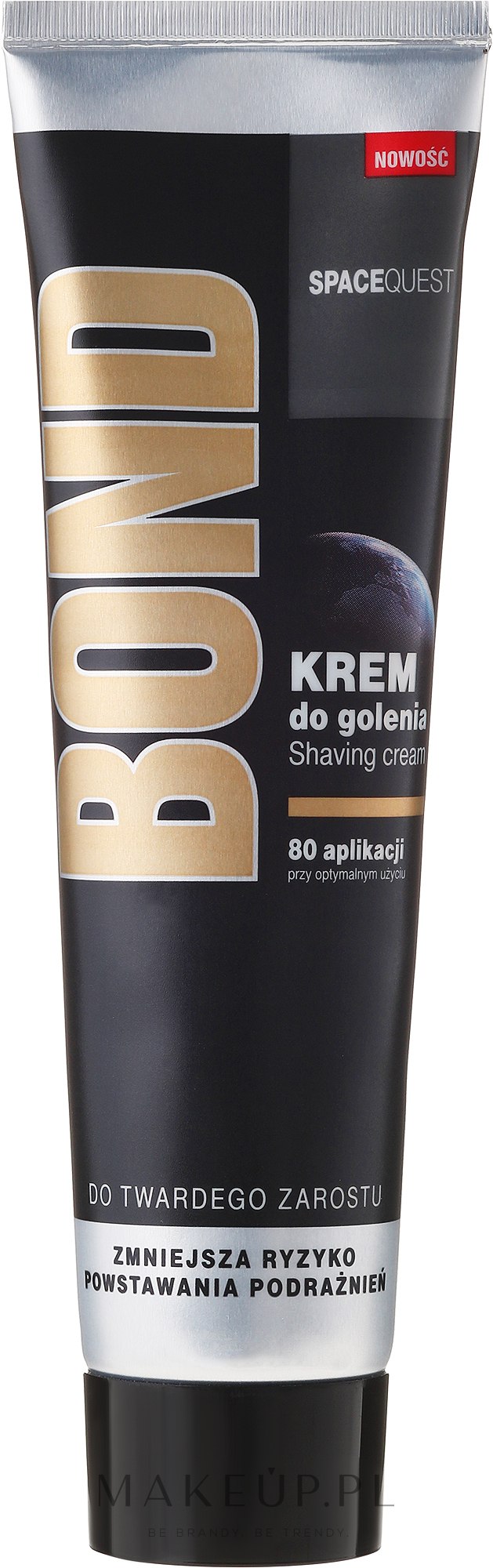 Zmiękczający krem z gliceryną do golenia dla mężczyzn do skóry normalnej - Bond Spacequest — Zdjęcie 100 ml