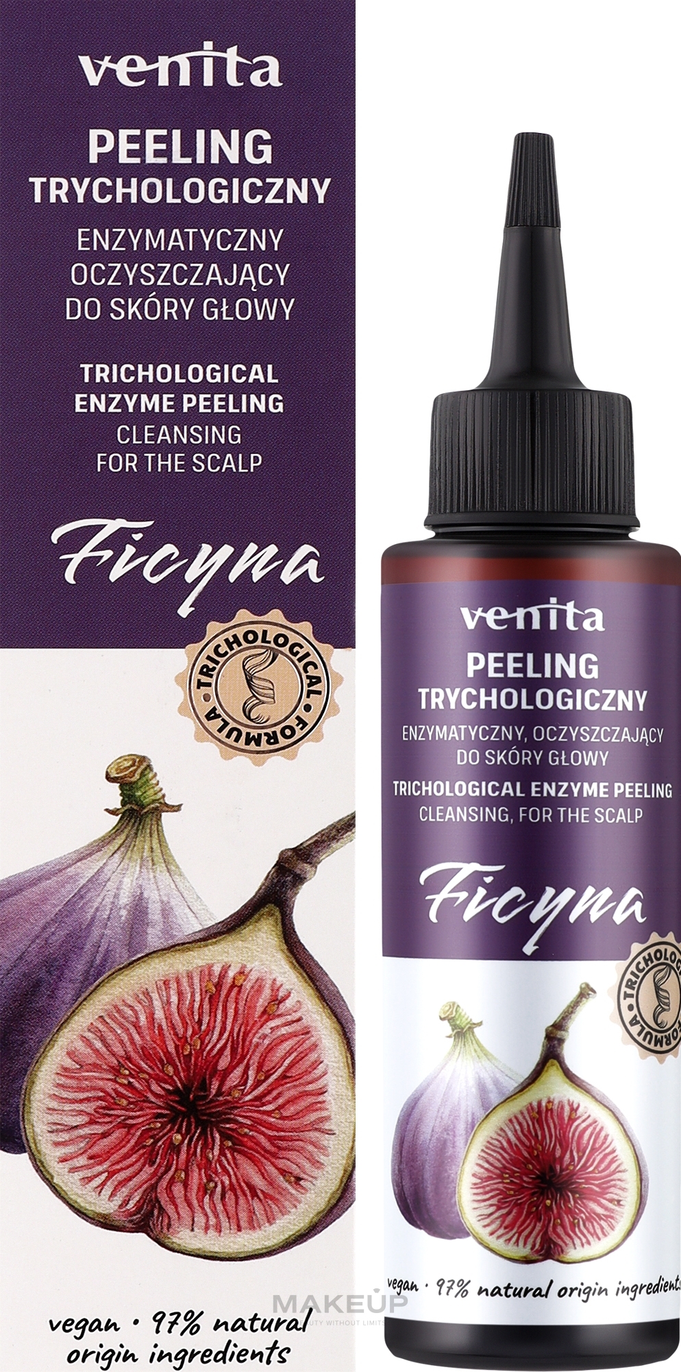 Peeling trychologiczny do skóry głowy - Venita Trycho Peeling Ficyna — Zdjęcie 100 ml