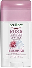 Dezodorant w sztyfcie Róża, z kwasem hialuronowym - Equilibra Rosa Deodorant Stick — Zdjęcie N1