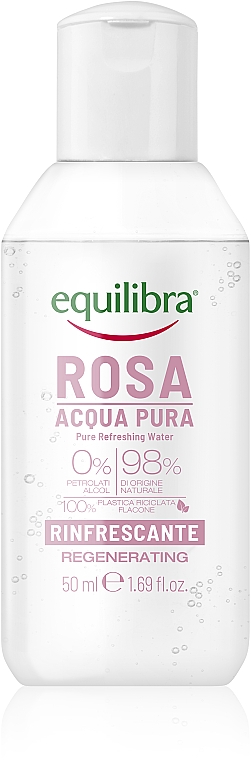 Orzeźwiająca czysta woda różana - Equilibra Rosa Acqua Pura Pure Refreshing Water — Zdjęcie N2