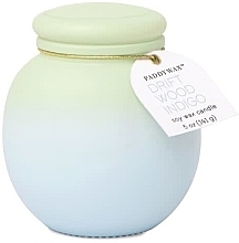 Kup Świeca zapachowa Korzenie indygo - Paddywax Orb Ombre Glass Candle Green & Blue Driftwood Indigo