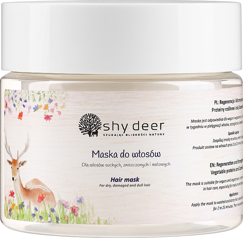 Maska do włosów suchych i zniszczonych - Shy Deer Hair Mask — Zdjęcie N1