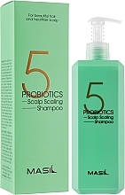 PRZECENA!  Szampon do głębokiego oczyszczenia skóry głowy - Masil 5 Probiotics Scalp Scaling Shampoo * — Zdjęcie N9