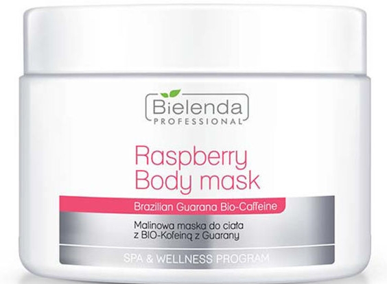 Malinowa maska do ciała z biokofeiną z guarany - Bielenda Professional Raspberry With Guarana Bio-Caffeine Body Mask — Zdjęcie N1