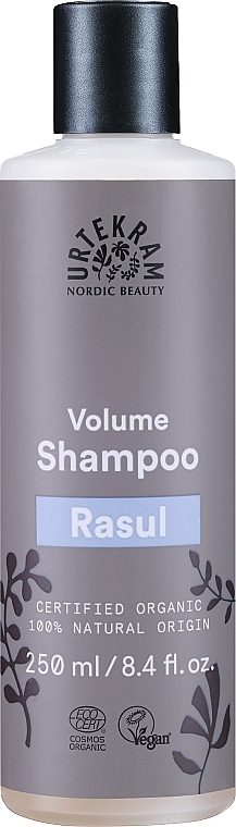 Organiczny szampon dodający włosom objętości Glinka rhassoul - Urtekram Rasul Volume Shampoo
