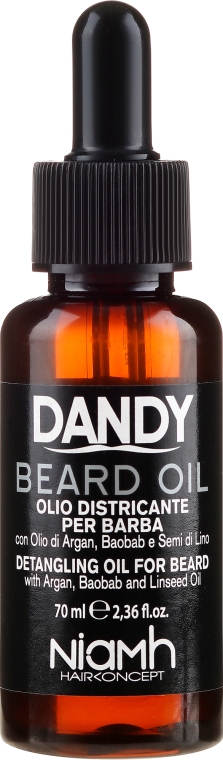 Olejek do brody i wąsów - Niamh Hairconcept Dandy Beard Oil — Zdjęcie N1