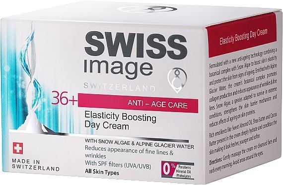Krem do twarzy na dzień - Swiss Image Anti-Age Care 36+ Elasticity Boosting Day Cream — Zdjęcie N1