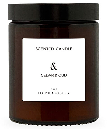 Świeca zapachowa w słoiku - Ambientair The Olphactory Cedar & Oud Scented Candle — Zdjęcie N1