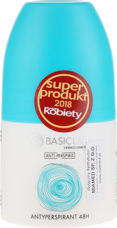 Antyperspirant-dezodorant w kulce 48h - BasicLab Dermocosmetics Anti-Perspiris  — Zdjęcie N2