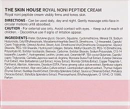 Ujędrniający krem do twarzy z peptydami i ekstraktem z noni - The Skin House Royal Noni Peptide Cream — Zdjęcie N3