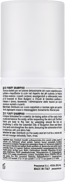 PREZENT! Szampon normalizująco-oczyszczający - Napura S1 Purify Shampoo — Zdjęcie N2