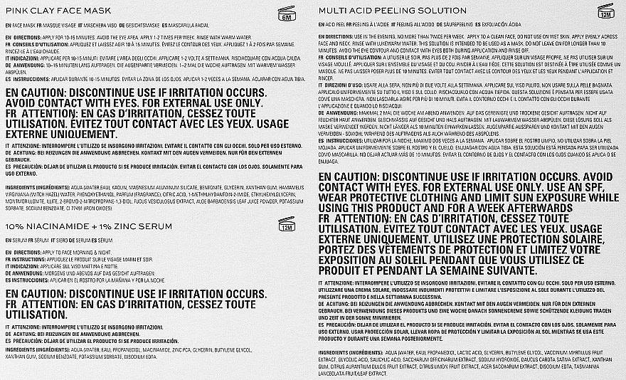 Zestaw - Revolution Skincare The Icons Collection (ser/30ml + peel/30ml + mask/50ml) — Zdjęcie N3
