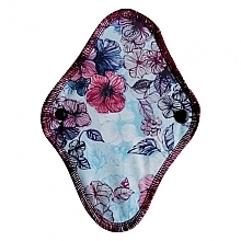 Kup Wielorazowa wkładka higieniczna z bawełną, w kolorze fuksji w kwiaty - Soft Moon Ultra Comfort Mini