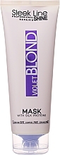 Kup Maska do włosów blond podkreślająca chłodne tony - Stapiz Sleek Line Violet Blond Mask