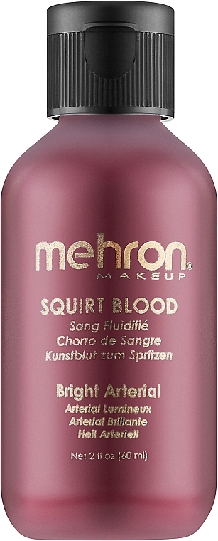 Sztuczna krew sceniczna - Mehron Squirt Blood Bright Arterial — Zdjęcie N1