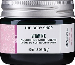 Odżywczy krem do twarzy na noc Witamina E - The Body Shop Vitamin E Nourishing Night Cream — Zdjęcie N1