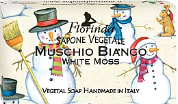 Mydło toaletowe Biały mech - Florinda Christmas Collection Soap — Zdjęcie N1