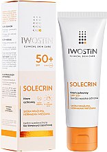 Kup Krem ochronny do skóry wrażliwej, normalnej i mieszanej SPF 50+ - Iwostin Solecrin