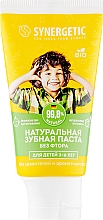 Kup Pasta do zębów dla dzieci Truskawka i banan, od 3 do 6 lat (żółta) - Synergetic