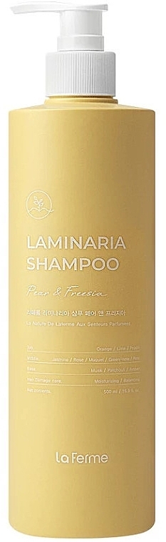 Odżywczy szampon do włosów - La Ferme Pear & Freesia Laminaria Shampoo — Zdjęcie N1