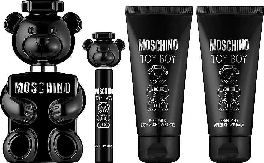 Moschino Toy Boy - Zestaw (edp/100ml + edp/10ml +sh/g/100ml + af/sh/100ml) — Zdjęcie N2