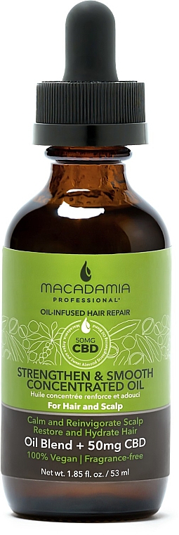 Wzmacniający i wygładzający olejek do włosów - Macadamia Professional — Zdjęcie N1
