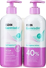 Zestaw - Isdin Germisdin Intim Intimate Hygiene Gel Duo (intim/gel/2x500ml) — Zdjęcie N1