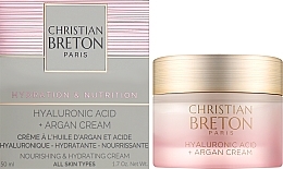 Krem do twarzy - Christian Breton Hyaluronic Acid+Argan Cream — Zdjęcie N2