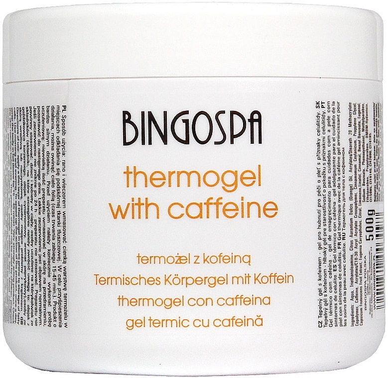 Termogel z kofeiną - BingoSpa Thermogel With Caffeine — Zdjęcie N1