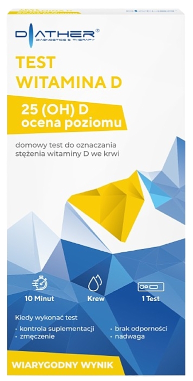 Test na stężenie witaminy D - Diather Diagnostics & Therapy — Zdjęcie N1