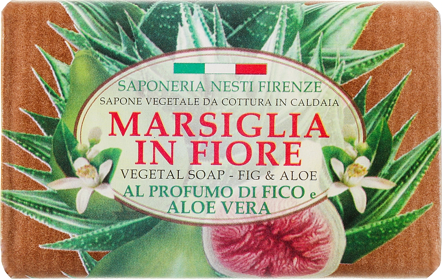 Naturalne mydło Figa i aloes - Nesti Dante Marsiglia In Fiore Fig & Aloe