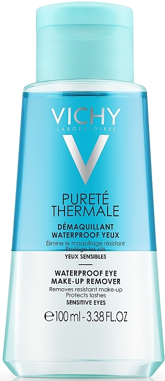 Dwufazowy płyn do demakijażu oczu - Vichy Pureté Thermale Waterproof Eye Make-Up Remover — Zdjęcie N1