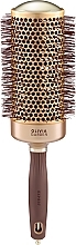 Szczotka do włosów, 65 mm - Olivia Garden Expert Blowout Speed Wavy Bristles Gold & Brown — Zdjęcie N1