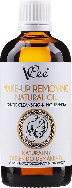 Naturalny olejek do demakijażu Delikatnie oczyszczający i odżywczy - VCee Make-Up Removing Natural Oil  — Zdjęcie N1