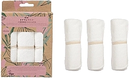 Bambusowe ściereczki do twarzy, 3 szt. - Stylideas Stylpro Bamboo Face Cloths — Zdjęcie N3