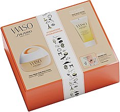 Kup Zestaw nawilżający - Shiseido Clear Mega Hydrating Cream Set (f/cr/50ml + f/gel/30ml + eye/essence/0,3ml + f/primer/0,3ml + stickers)