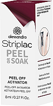 Zmywacz do lakieru hybrydowego - Alessandro International Striplac Peel Or Soak Peel Off Activator — Zdjęcie N2