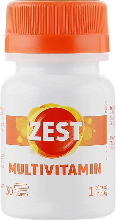 Suplement diety Multiwitamina - ZEST — Zdjęcie N2