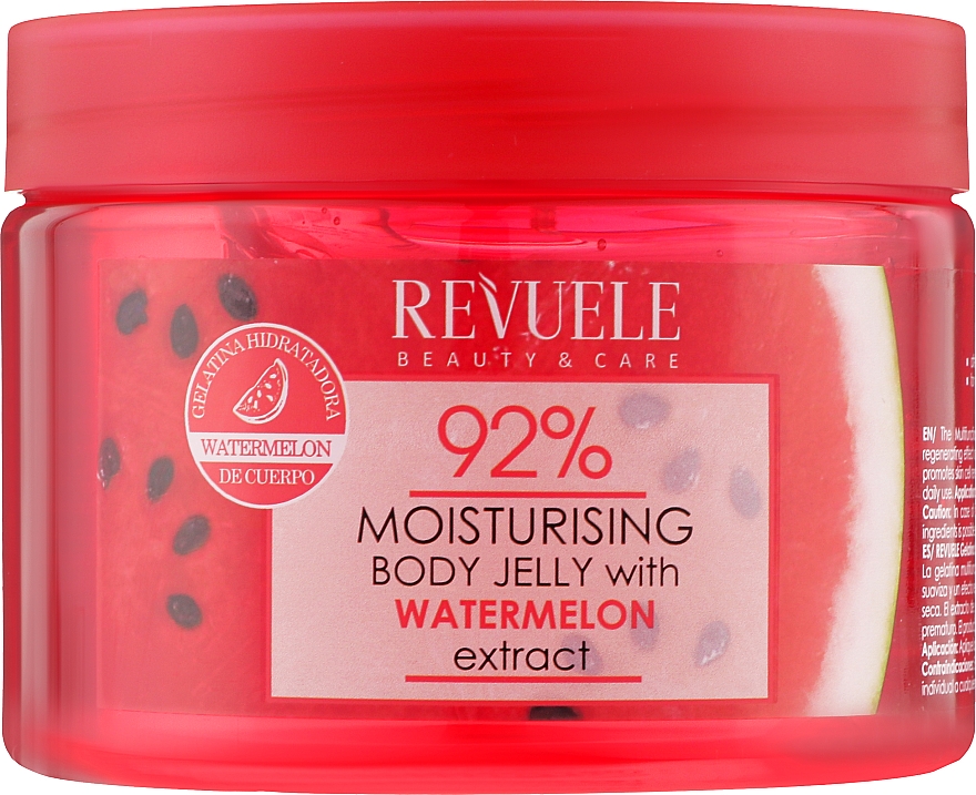 Galaretka do ciała z ekstraktem z arbuza - Revuele Body Jelly Moisturising Watermelon — Zdjęcie N1
